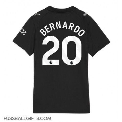 Manchester City Bernardo Silva #20 Fußballbekleidung Auswärtstrikot Damen 2025-26 Kurzarm
